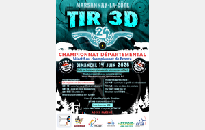 MANDAT 3D Amicale &amp; Championnat 21 MARSANNAY LA COTE 13&amp;14 JUIN 2026